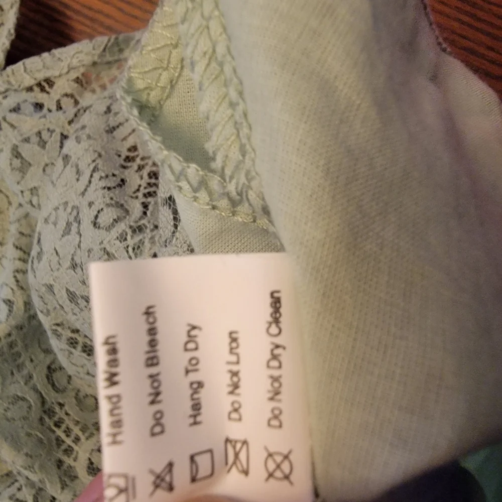 Light Sage Green Lace Fit & Flare Dress with Flutter Sleeves Size 12 Months